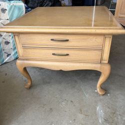 Solid wood Side Table 
