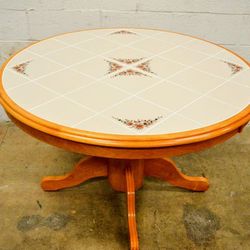 Tile Top Kitchen Table with 4 Chairs