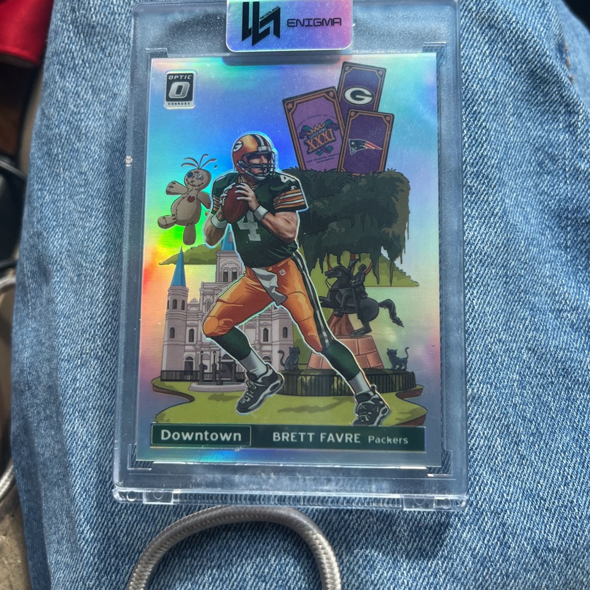 Brett Favre 2020 Panini Donruss Optic Downtown