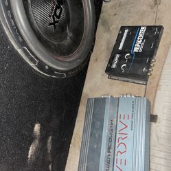 15” sub with ported box and 5k class d amp with THE EPICENTER