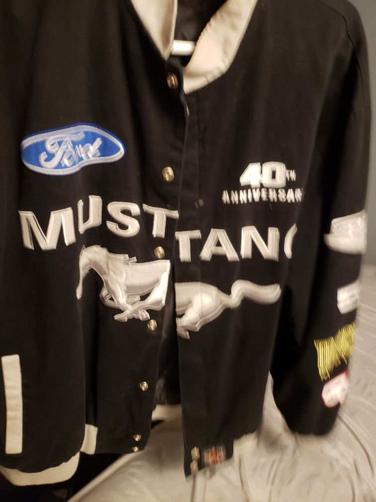 40th Anniversary Mustang Jacket ..2XL STILL IN GOOD CONDITION