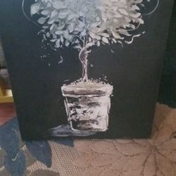 Single Plant Canvas Art 24×36