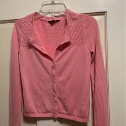 Girls Pink TH Sweater 7-8 Kids clothing- Excellent- Size 8-10 sweatshirt- easy front porch pick up available. Just fresh washed- $5 each clothes item