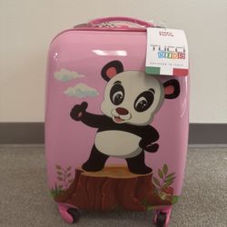 TUCCI Italy Kids PEPPY Panda Carry On Kids Suitcase 