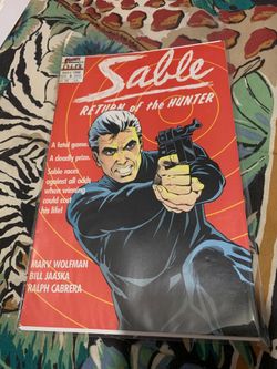 Vintage sable comic book