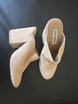 Steve Madden Beige Heel Mule Women