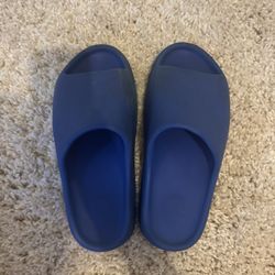 Blue Yeezy Slides Worn A Couple Of Times 