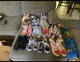 Brand new Vans Adidas and Converse size 6men 7.5women never worn