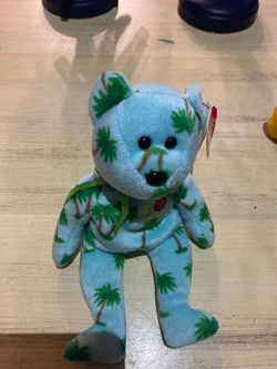 Ty Beanie Baby Hawaii I love - MWMT (Bear State Exclusive 2004)