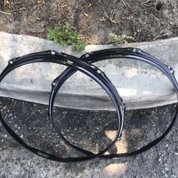 Snare Drum Rims, new 14” 10 Lug Powder Coated 