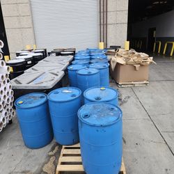Free 55 Gallon Drums. 18 Of Them