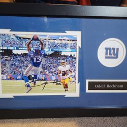 Odell Beckham Signed Photo