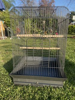 Jaula grande De Metal Como Nueva 30 x19 In