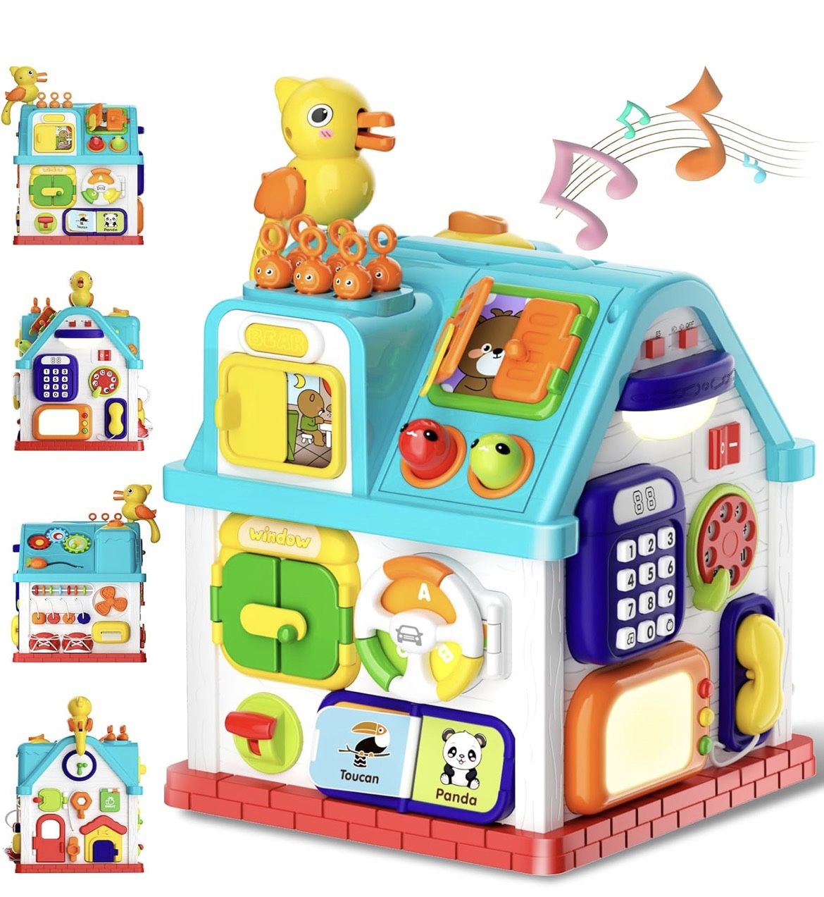 🆕 In 📦 Toddler Toys for1️⃣-3️⃣Year Old Girl&Boy🎁Christmas&1️⃣st Birthday🎁2️⃣0️⃣in1️⃣Musical Learning House,Montessori Sensory Toys