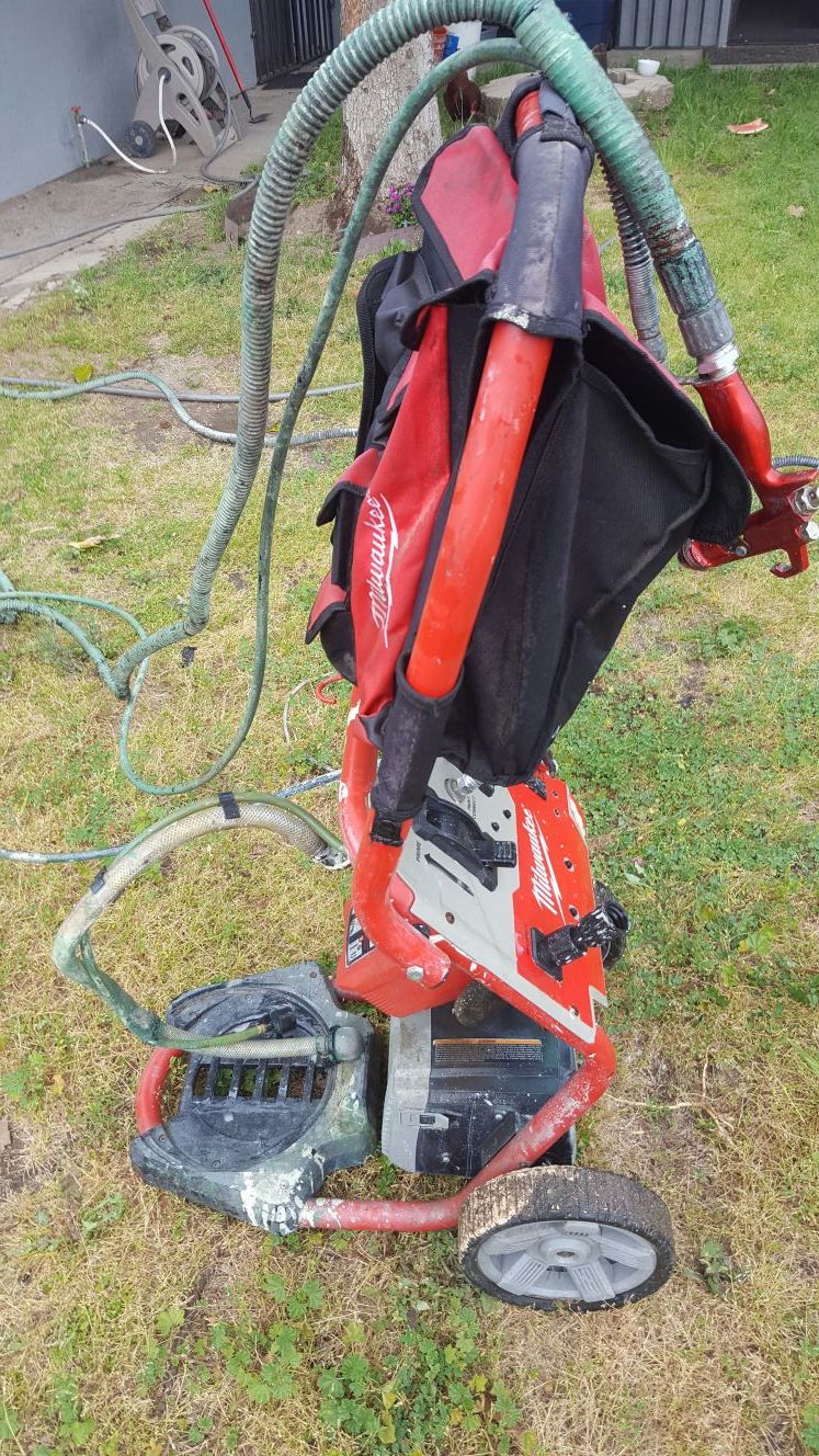 Milwaukee Airless Paint Sprayer, Model M491010 used twice for Sale in