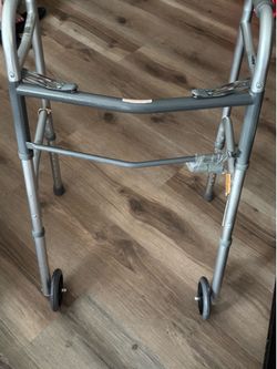 Walker and commode available