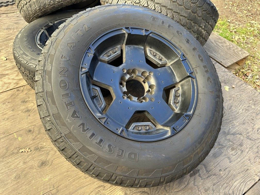 18" Wheels Chevy Silverado Tahoe Sierra Tacoma 4Runner Tundra Tires Rims 6x5.5