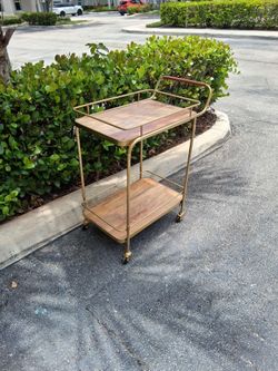 Bar cart L24" W16" H32"
