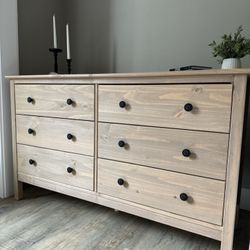 Brand New - 6 Drawer Wood Dresser