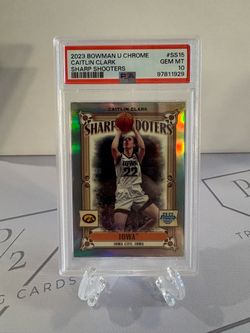 2023 Bowman University Chrome - Caitlin Clark #SS-15 Sharpshooters 💥PSA 10💥