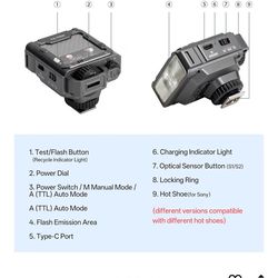 New Viltrox spark Z3 camera flash speedlite for canon