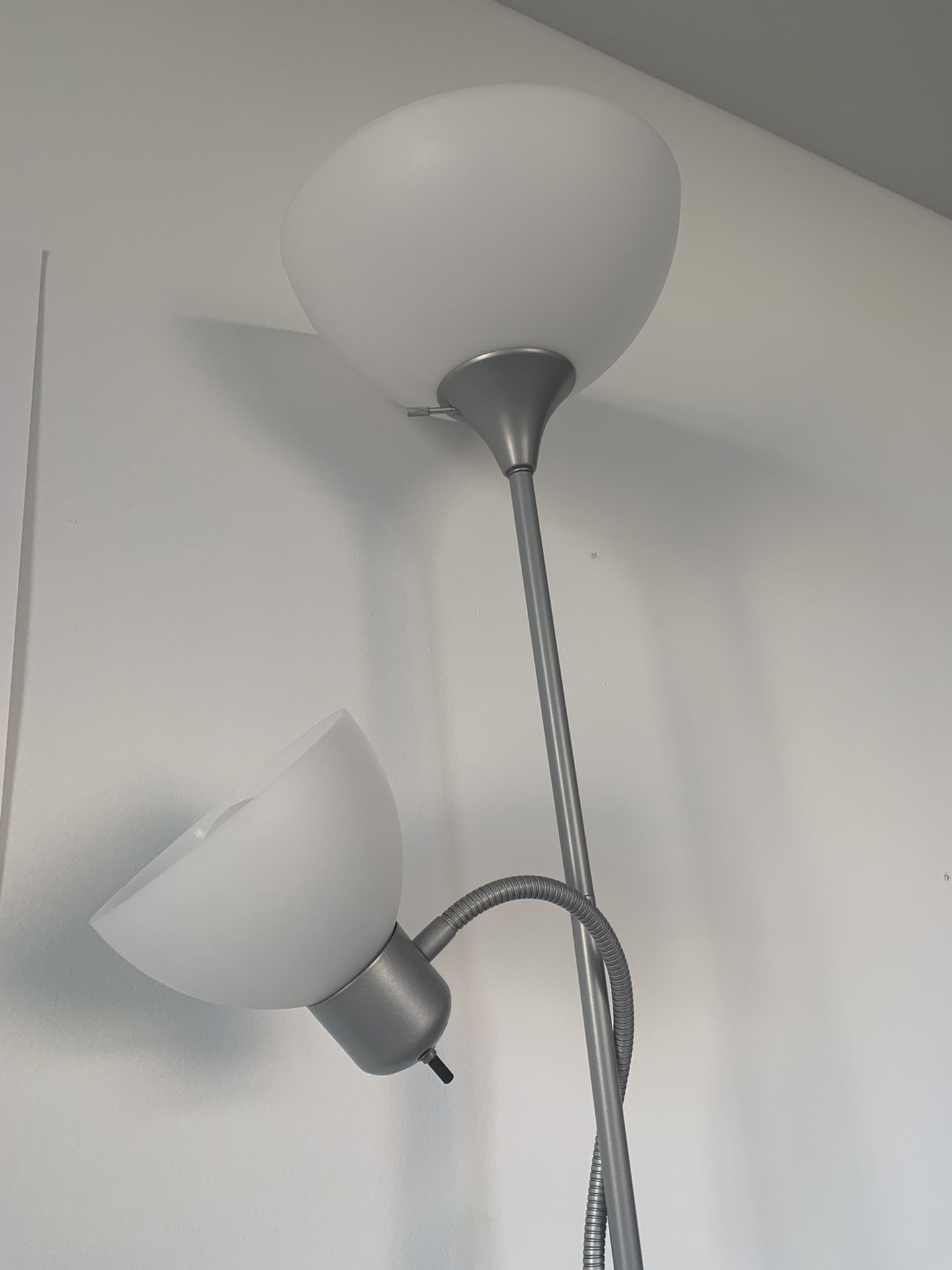 Gray Floor Lamp