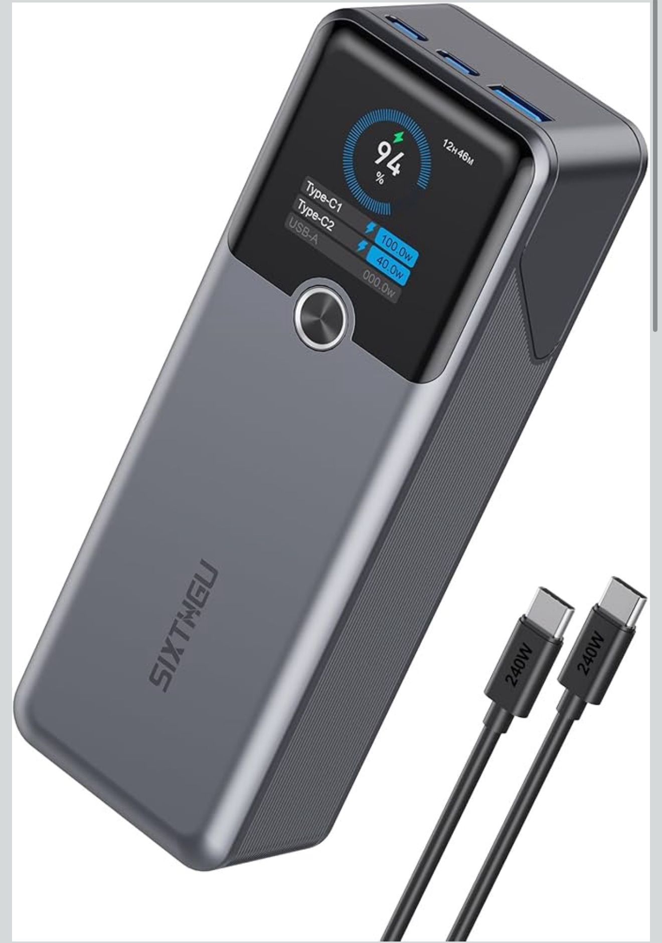 Laptop Power , 20000mAh 3-Ports Portable Charger