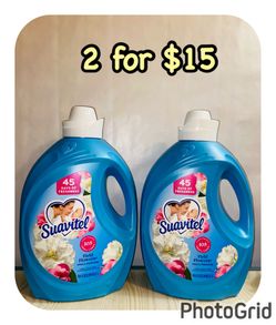 Suavitel Fabric Conditioner 105 fl oz each, 2 for $15 or $8 each‼️
