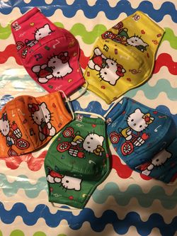 Bundle 5 cloth masks for kids