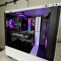 New RGB Custom Gaming Pc White, Black For Sale!!! Check Description For More.