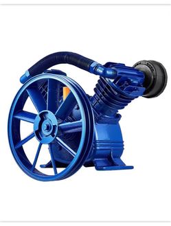 BRAND NEW IN SEALED CRATE Shop SKYSHALO Air Compressor Pump Head, 5. 5HP 5. 75CFM @ 90PSI, Twin Cylinder Oil Lubricated Air Compressor Piston Pump Hea
