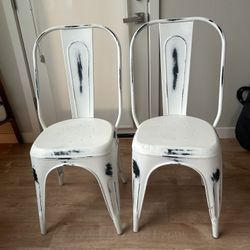 Farmhouse Distressed chairs 
