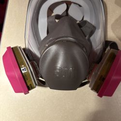3M FULL FACE RESPIRATOR REUSABLE 6898 Face Shield With Extra Cartridge
