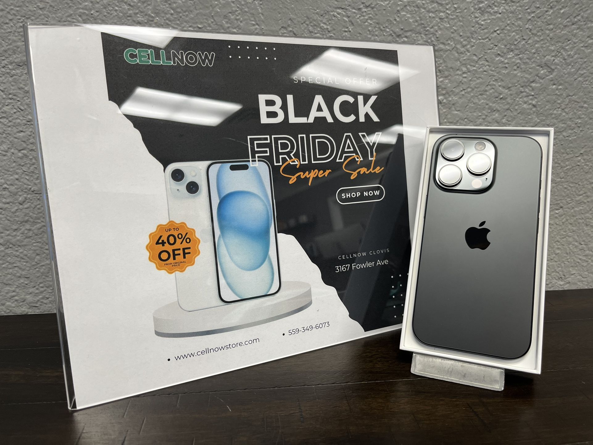 Black Friday Deals! iPhone 16 Pro Unlocked 128Gb - Black