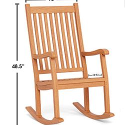 Teak Wood Rocking Chair