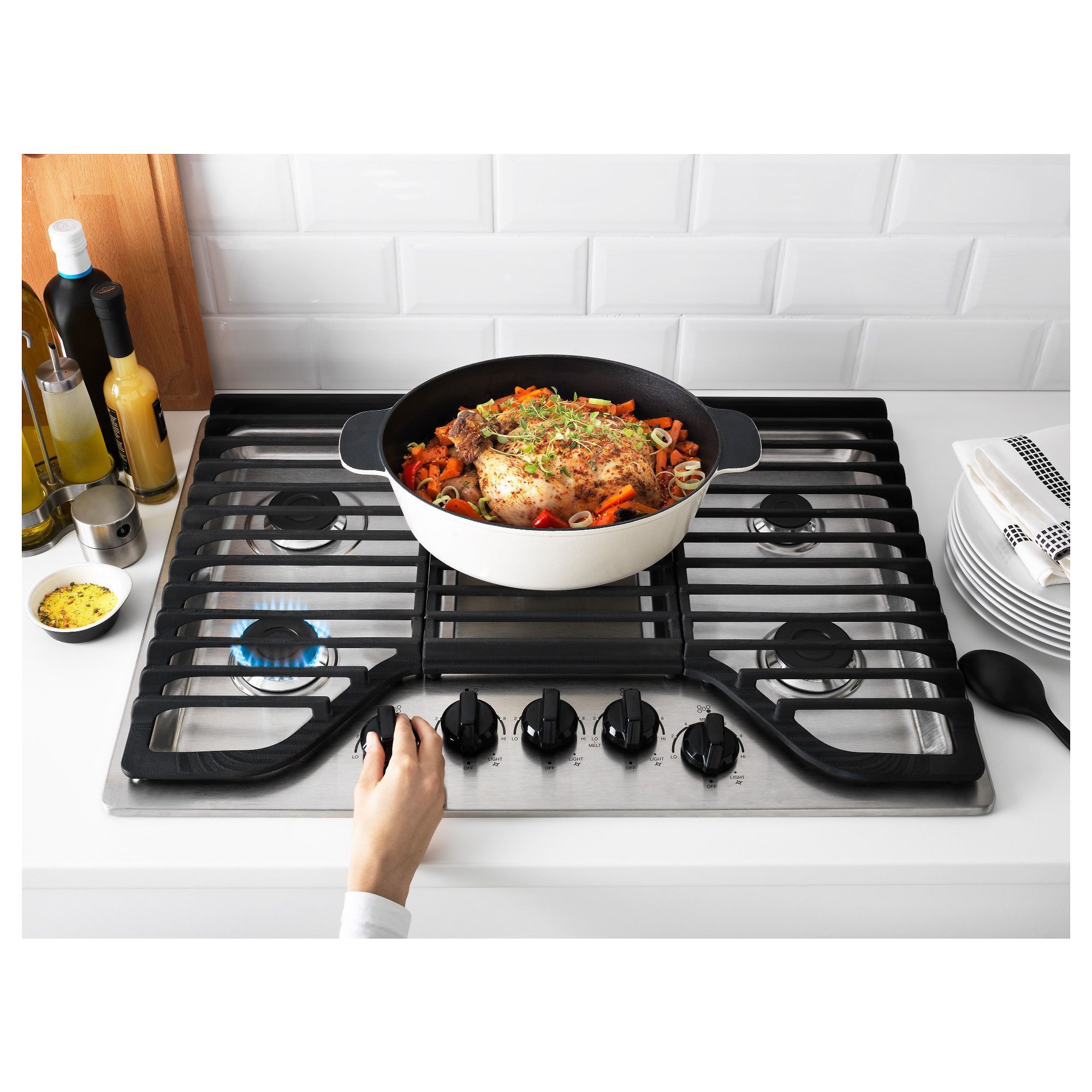 36” Stainless Steel Gas Cooktop