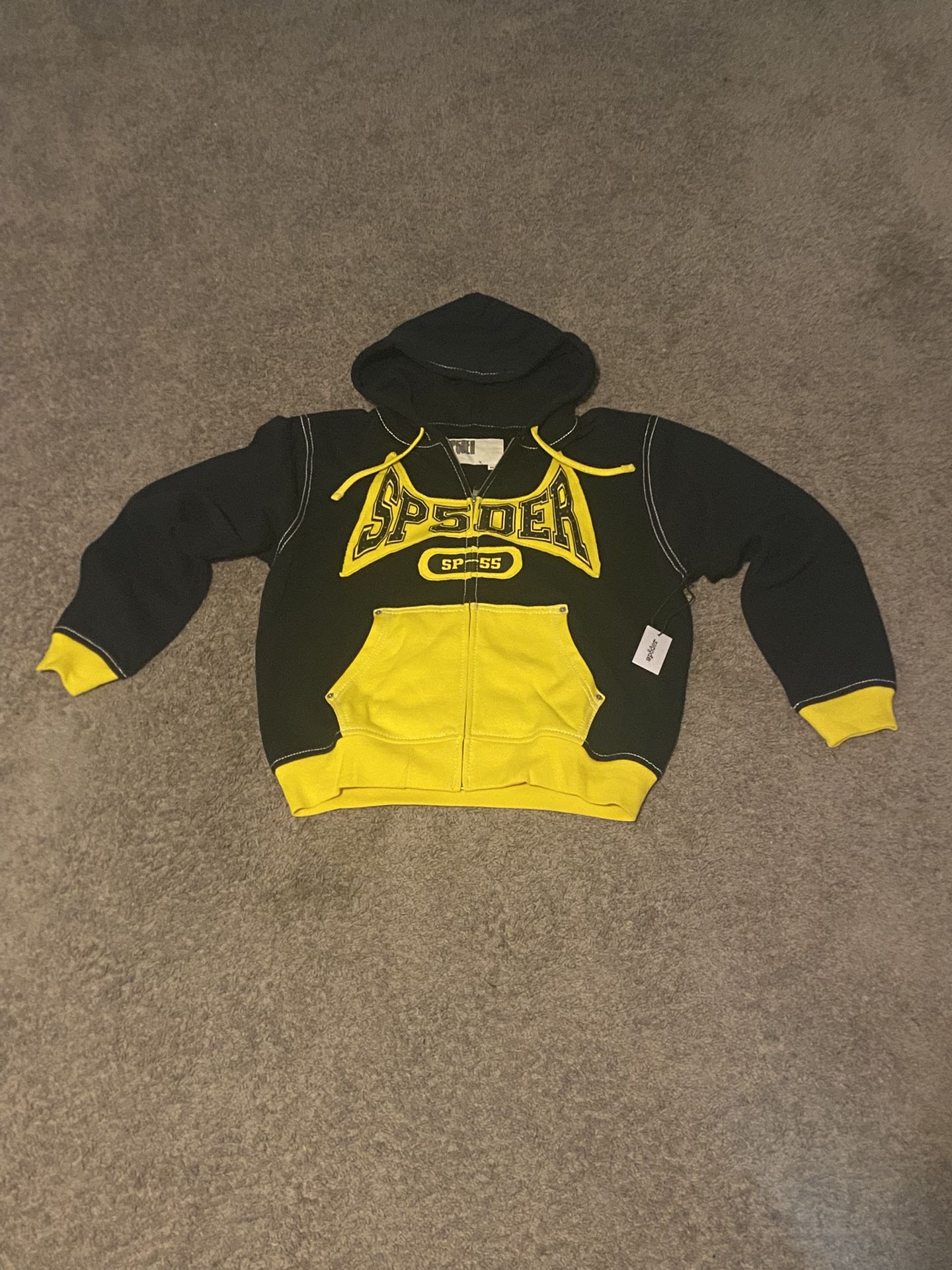 Black T&F Zip Up Hoodie
