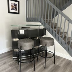 Modern Gray Cocktail Bar for Sale - Like New