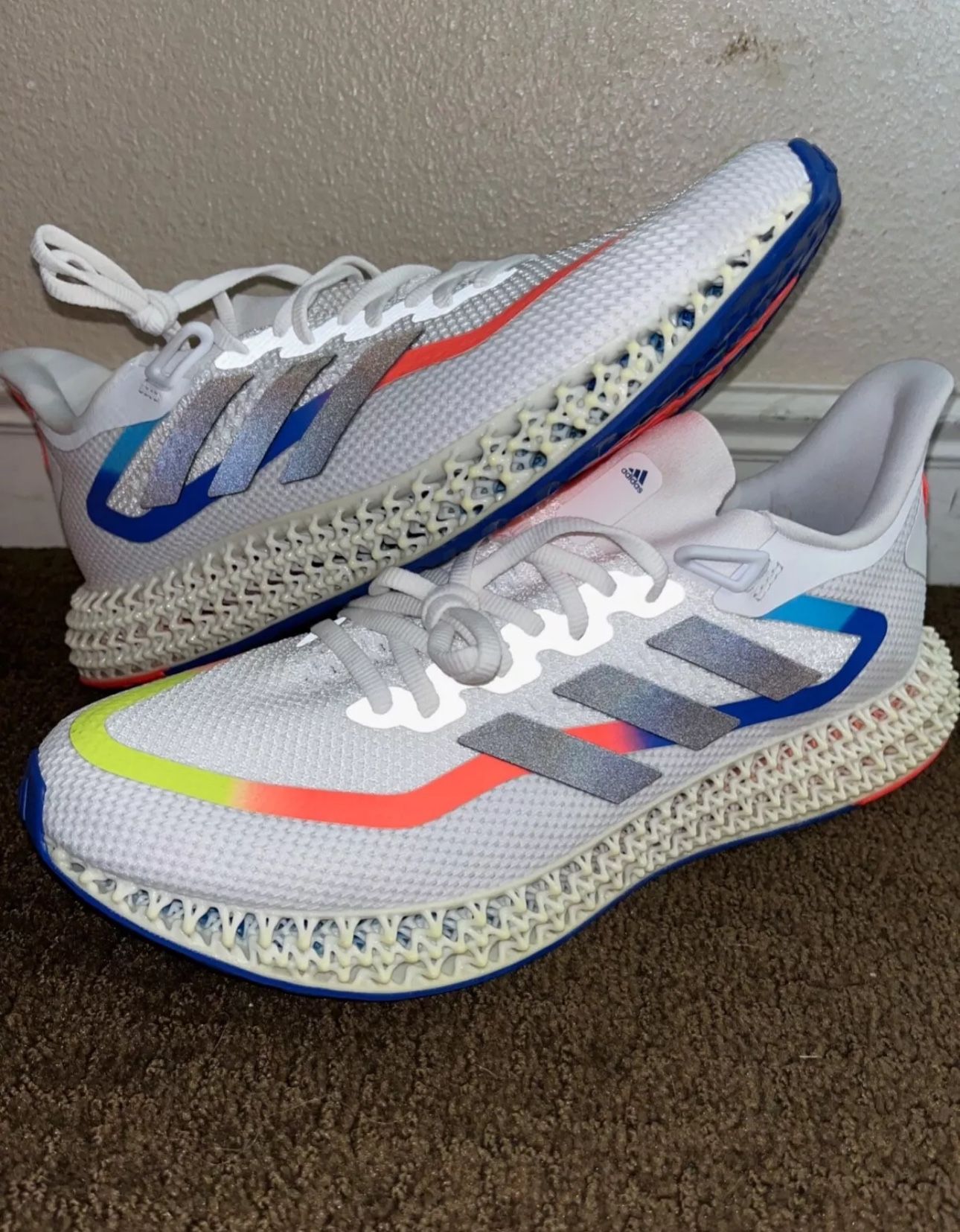 11.5M - [NEW] Men's adidas 4DFWD 2 Running Shoes White HQ1039