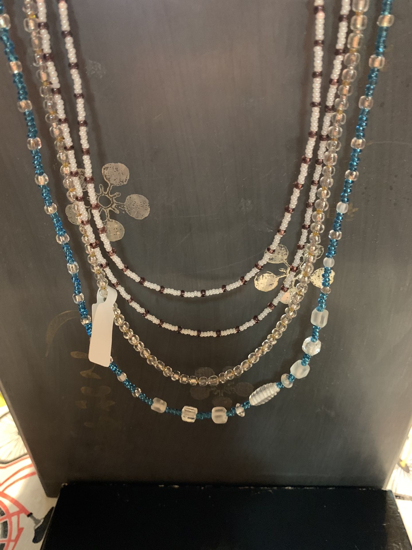 Three Beaded Necklaces