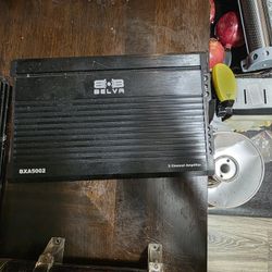 Belva BXA5002 500W Peak BX-Series Class A/B 2-Channel car amplifier.