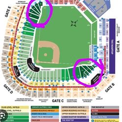 Rockies/Cubs Tickets 8/29 And 8/30