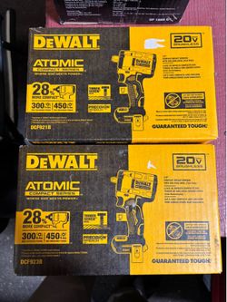 Dewalt 20v 1/2” and 3/8” impact- price for both