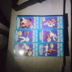 VTG Ruas Vale Tudo Street Fighting VHS Tapes Vol 1-6 Brazilian Ju-Jitsu 1996