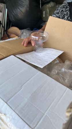 Plastic cups