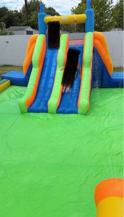 Kids water slide pool
