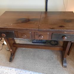 Hideaway Sewing Table - Vintage