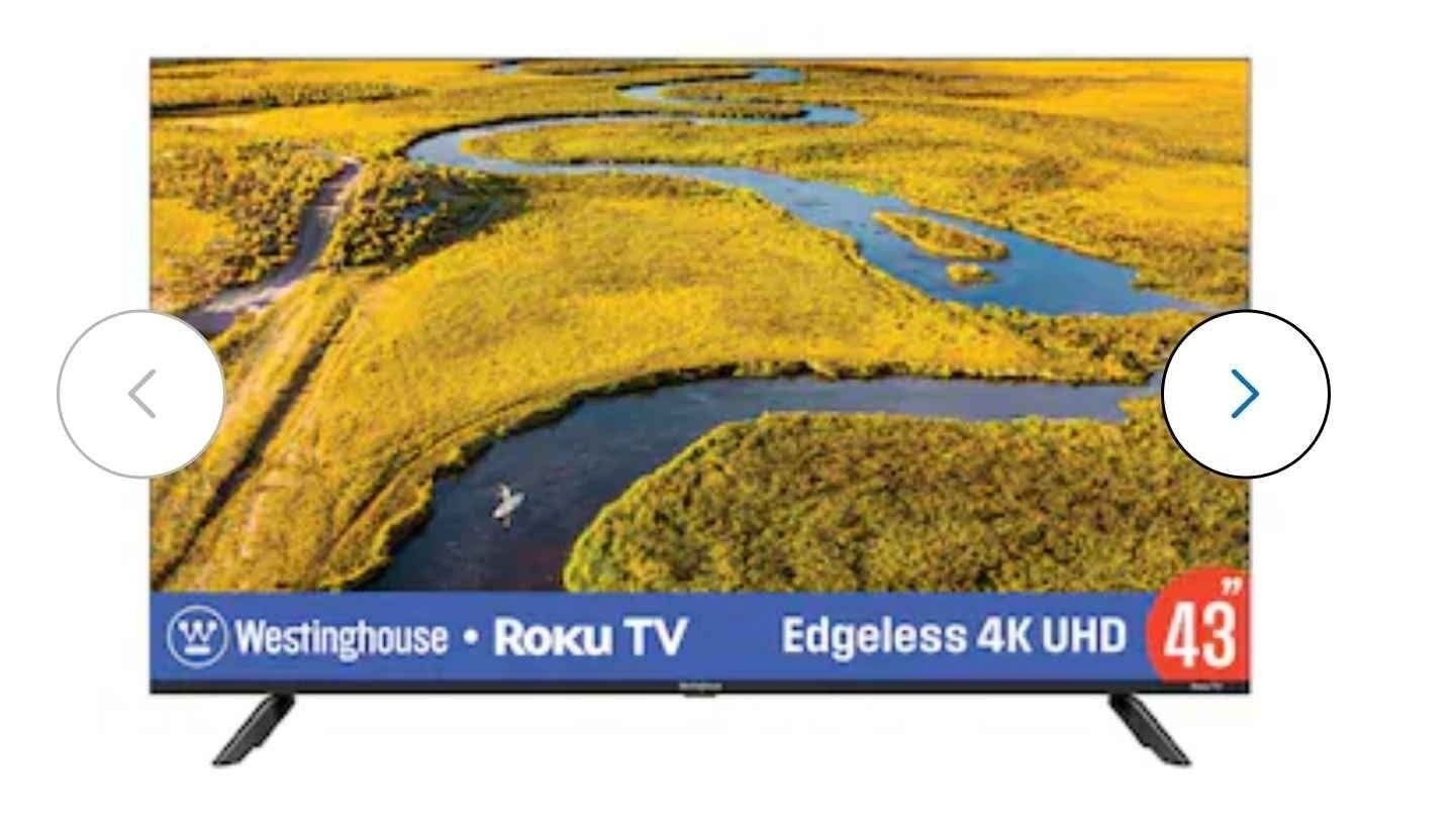 43" Westinghouse SmartTV