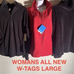 WOMANS TOPS ALL NWT  LARGE 