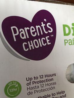 77 Parents Choice size 2 diapers